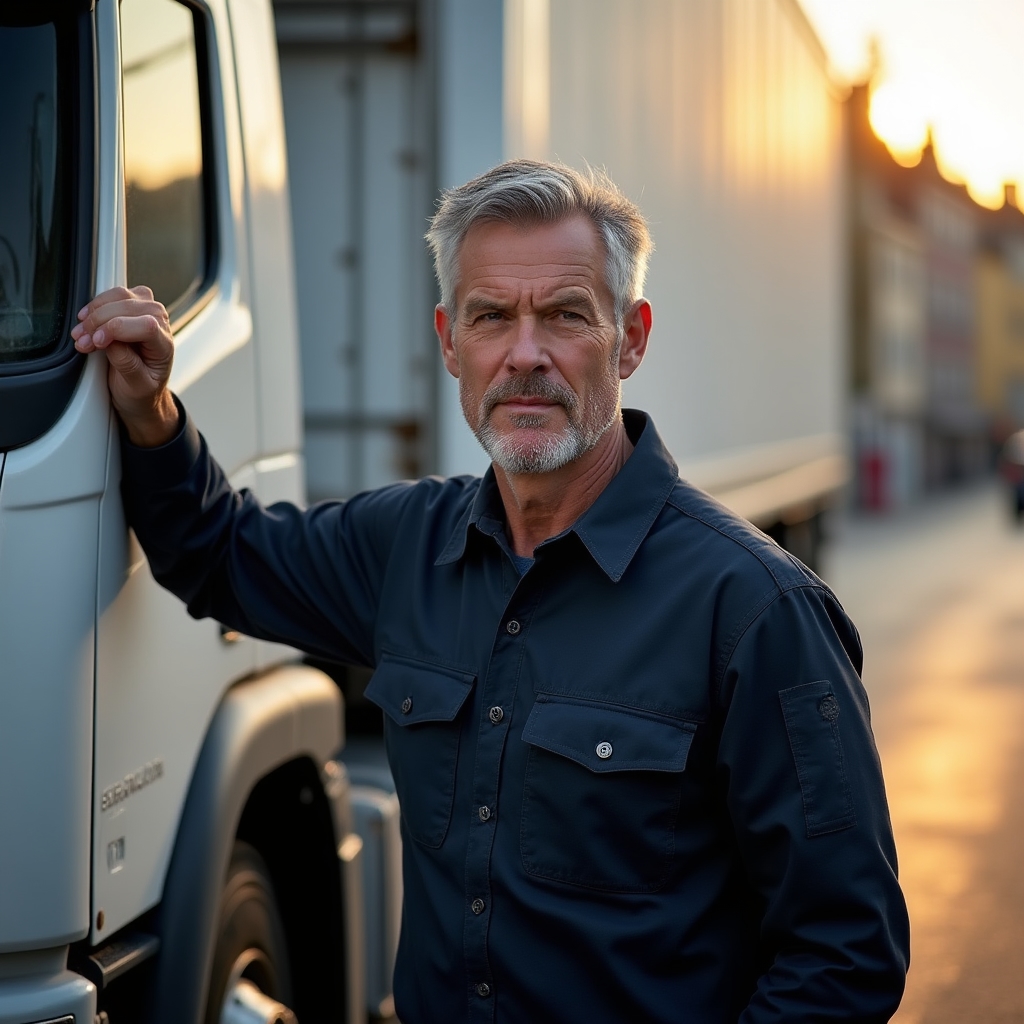 Marcus T., Fahrer und Schwerlasttransport